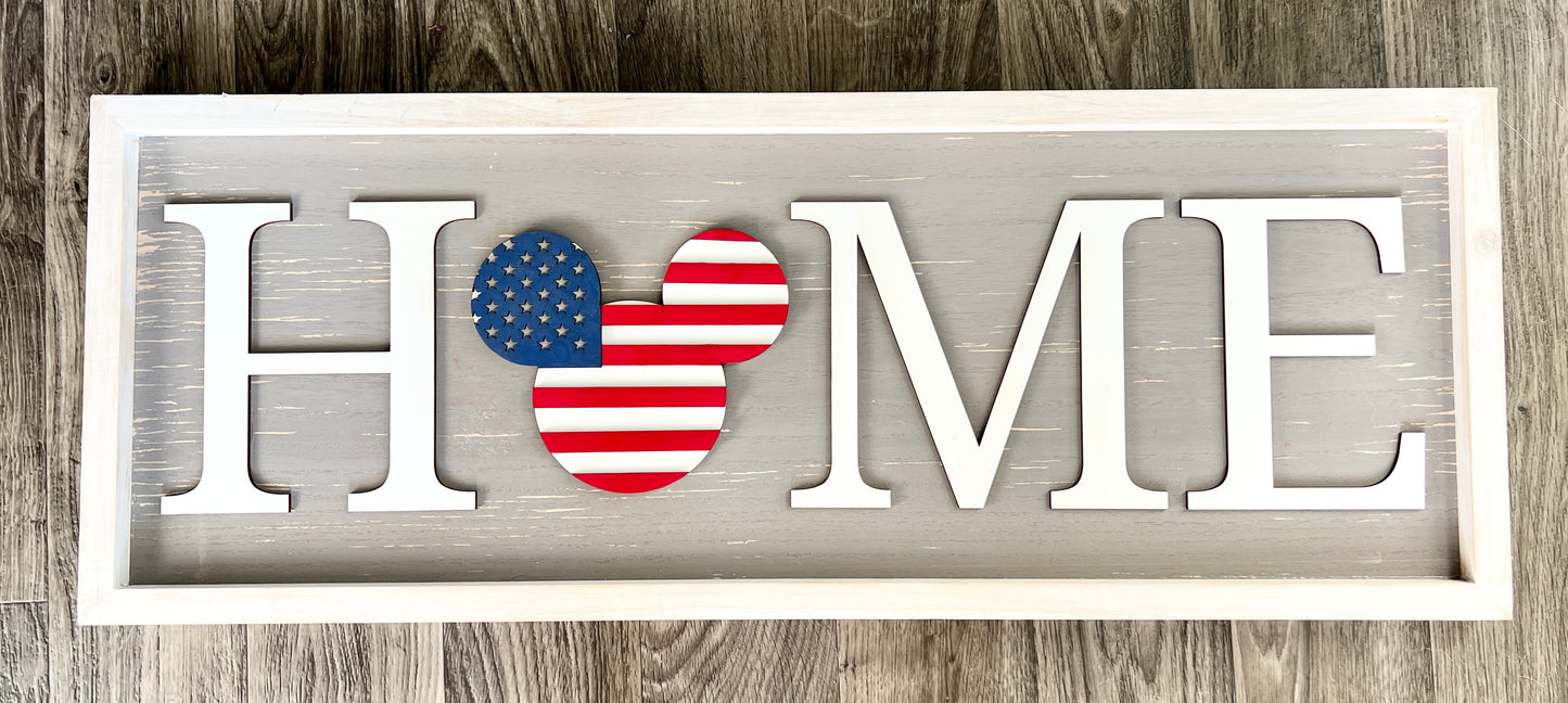 Interchangeable Mouse HOME Sign
