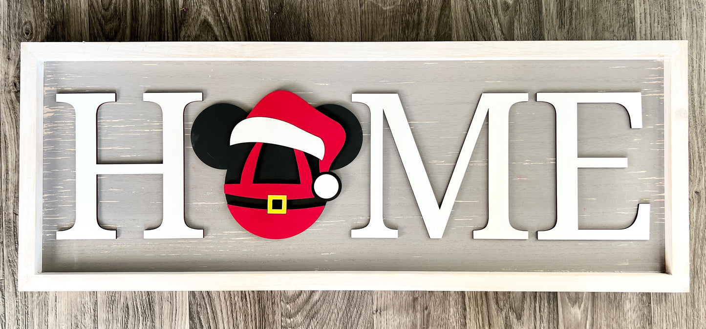 Interchangeable Mouse HOME Sign