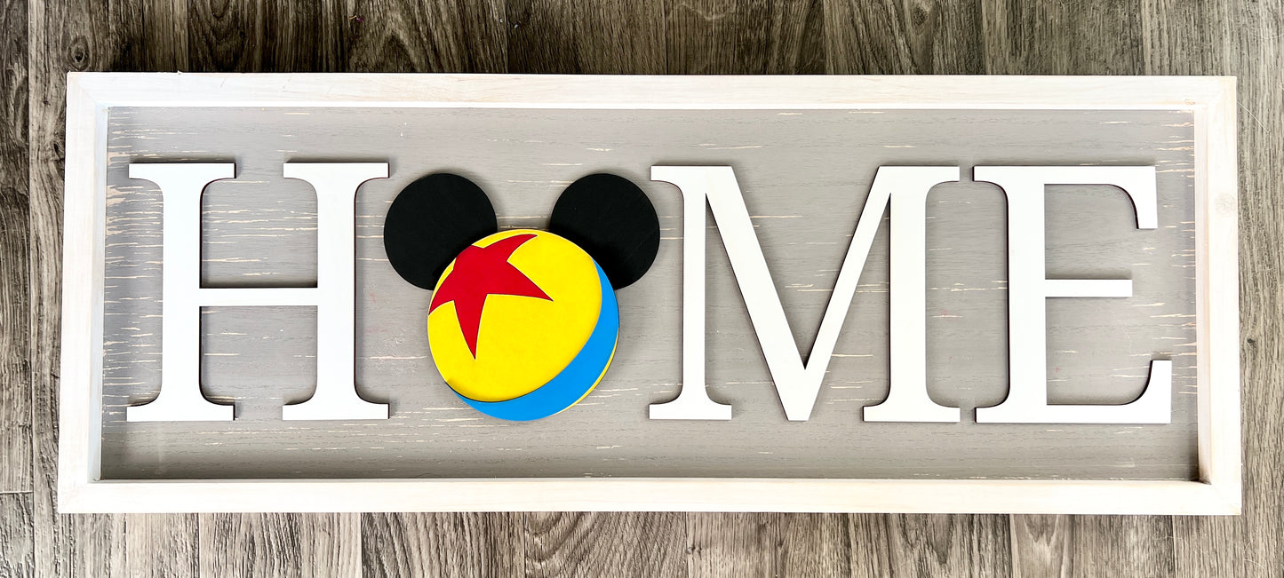 Interchangeable Mouse HOME Sign
