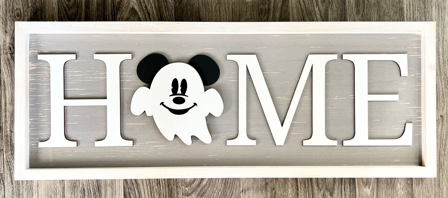Interchangeable Mouse HOME Sign