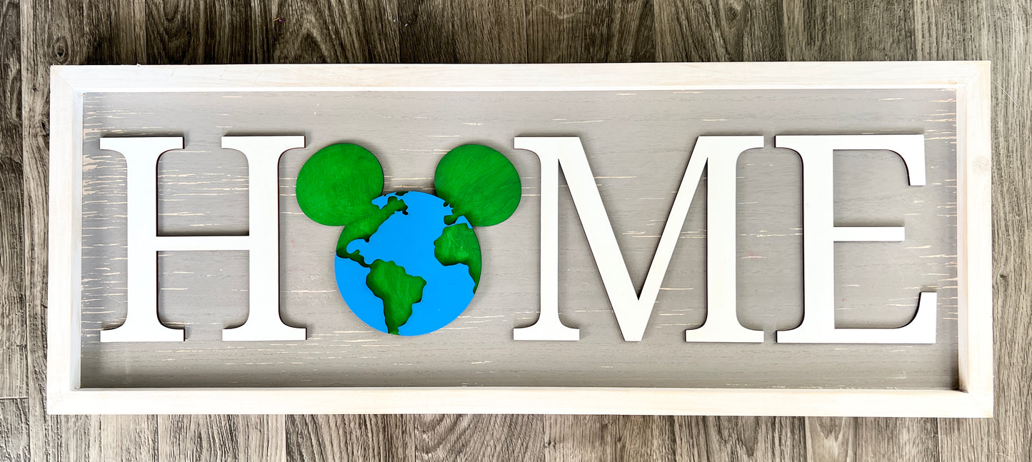 Interchangeable Mouse HOME Sign
