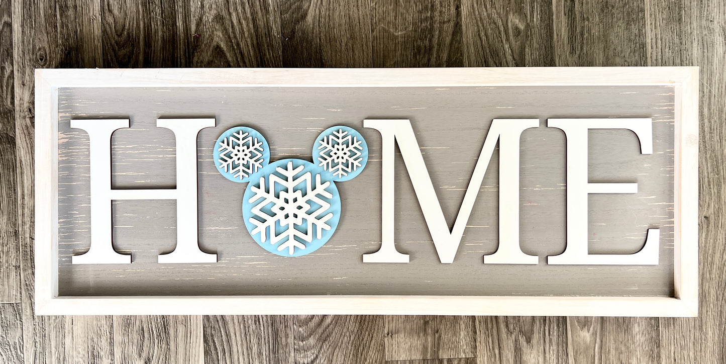 Interchangeable Mouse HOME Sign