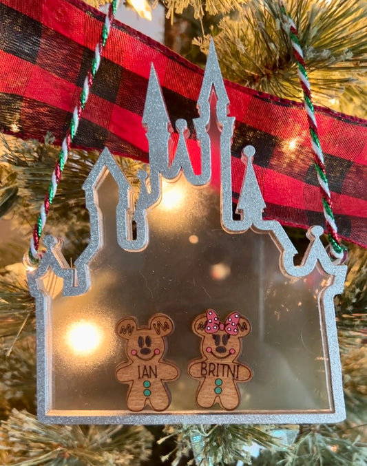 Custom Gingerbread Mice Ornament