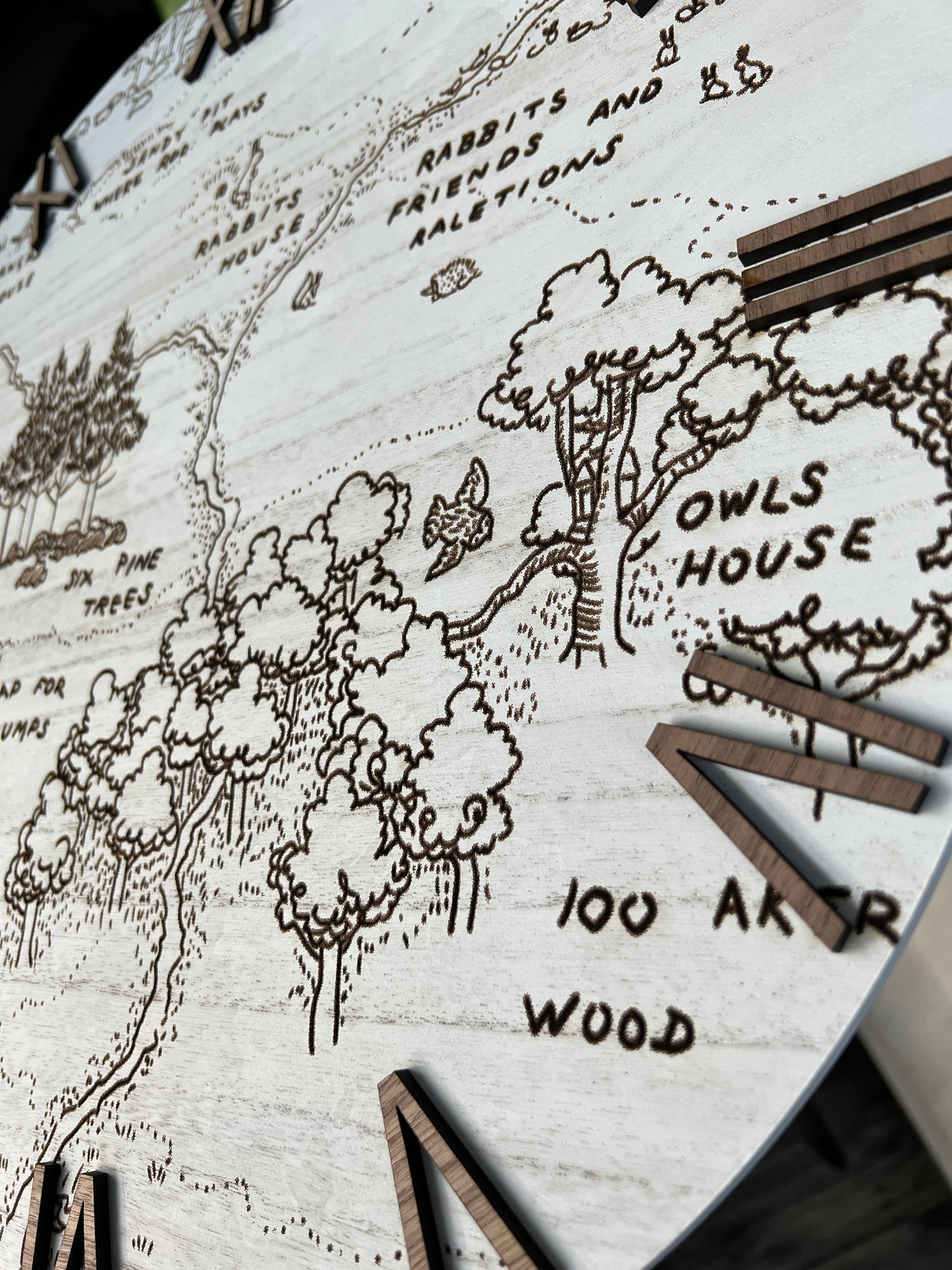 Hundred Acre Wood Clock